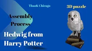 Let&rsquo;s assembly Hedwig 3D puzzle 