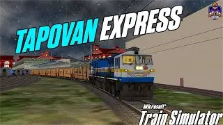 🚂 EMD ACTION: Live Journey on the 17617 Tapovan Express in Mumbai! Route V3 Freeware | MSTS LIVE!