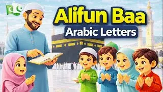 Alifun Baa  3D Cartoon Song  ألف با  Arabic 29 Letters Song  Islamic Learning for Kid's Islamic Vide