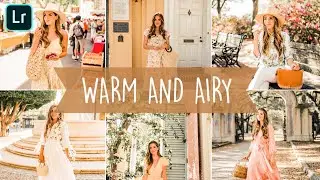 Lightroom Mobile Presets Free DNG & XMP | How To Edit Warm & Airy Preset | Free Lightroom Presets
