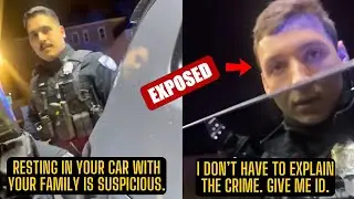 Cop Demands ID From Man Resting In His Car With His Family At Night