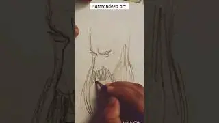 Nihang Singh Sketch #art #sikhart #sikh #sketching #drawingvideo #harmandeepart #pencildrawing