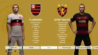 Pro Evolution Soccer 6 Remake Season 2006-2007: FLAMENGO x SPORT RECIFE #ps5 #gameplay #pes6