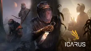 Обычный гемплей в Icarus планета для начального выживания в одного с самого начала)) (ЗАПИСЬ!)