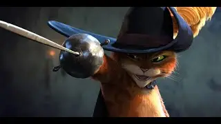 Gato con botas vs la muerte, (primer encuentro), gato con botas y el ultimo deseo, espa&ntilde;ol latino HD