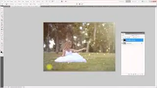 Using the Glitter Dust Overlays