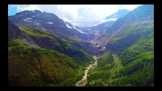 🇨🇭Magnificent Alp Grüm Palü Glacier, Switzerland  | Drone 4K Video