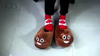 How to keep your feet warm with emoji slippers