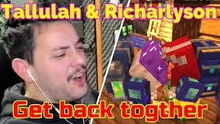 Talullah & Richarlyson get back together after their Fight on QSMP Minecraft