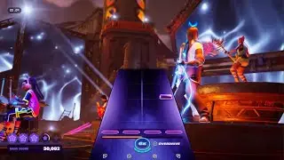 Trey does Bass Fortnite festival Master of puppets by Metallica with electricity glitch