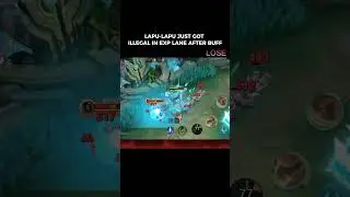 LAPU LAPU JUST GOT ILLEGAL IN EXP LANE AFTER BUFF #mobilelegends #mlbb #mobilelegendsbangbang