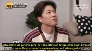 (Sub Espa&ntilde;ol) JANG SUWON y KIM JAEDUCK 젝스키스 fueron al concierto de H.O.T.