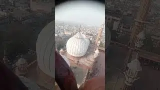 #Jama masjid beautiful view # mosque # delhi # India # Bharat