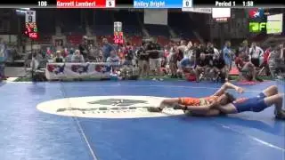 Cadet 106 - Garrett Lambert (Ohio) vs. Bailey Bright (Nevada)