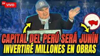 🐷GRAN MITIN en HUANCAYO con RAFAEL LOPEZ ALIAGA | Porky en VIVO