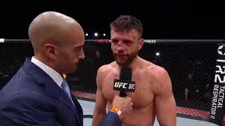 Fight Island 7: Calvin Kattar Octagon Interview