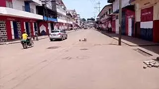 Waterside Market COVID 19 Lockdown in Monrovia Liberia