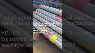 ✨ High-Quality Stainless Steel Round Bars Are Ready! ✨   #jianhuisteel #machine #qualitysteel