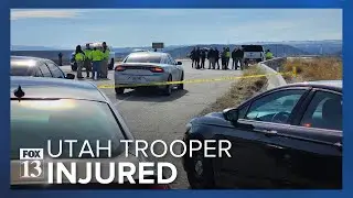 Officials speak after trooper seriously injured in Salt Lake City
