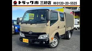 【カスタム塗装】令和５年式　ダイナWキャブ幌付き入庫しました！