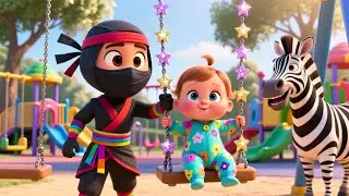 Ninja Toon 123 Park 🔢🎵 | Fun Numbers Song for Kids | Playful Nursery Rhyme
