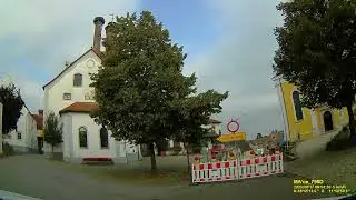 D: Markt Siegenburg. Landkreis Kelheim. Rundfahrt durch die Ortsmitte. August 2025