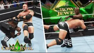 WWE Crown Jewel 2021: Goldberg vs Bobby Lashley | Prediction Highlights - WWE 2K20