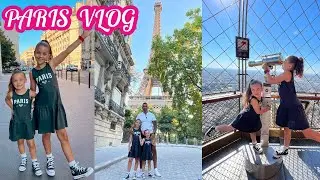 PARIS WITH KIDS - Paris Travel Vlog 2022! Eiffel Tower Tour (PART ONE) #Paris #eiffeltower