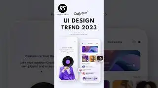 UI Design Trend 2023 | Design Trend #designtrend #ui #shorts