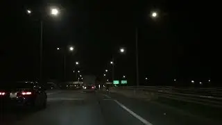 Tea House Ant Bridge &mdash; Old Town River POV Night Drive