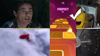 Tiles hop challenge💥 | Sonic 🆚 Mcqueen 🆚 Minions 
