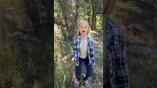 🏔Trees at the cabin🌲#kidsfun