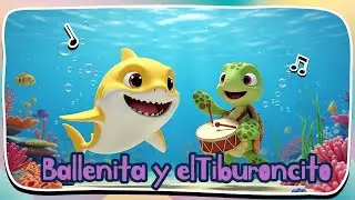 🎵 Ballenita y el Tiburoncito 🐋🦈🐙🐢🌈Canción infantil del mar
