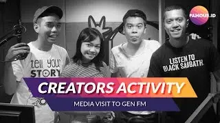 Media Visit GEN FM, Raguel Lewis dan Kittendust 