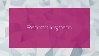 Ramon Ingram - appearance