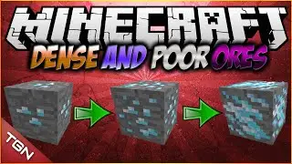 Minecraft 1.7.10 | Dense & Poor ORES MOD | [ Mini y super ores :D ]