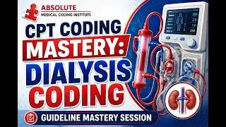 CPT Coding Mastery: Dialysis Coding Explained | AMCI 30 & 30 Lecture AMCI 30-30 -