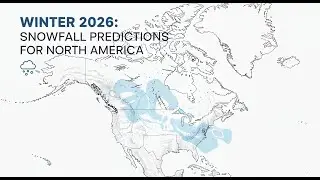 Winter 2026: Snowfall Predictions for North America #Winter2026 #SnowfallPredictions #SnowForecast