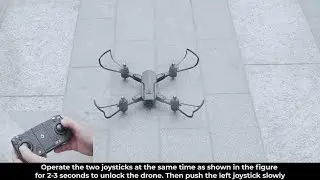 【Dragon Touch Drones Tutorial】Changing Propellers Installing The Battery And Calibration