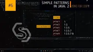 Simple Patterns in Java: 2 | Using for loop | Odd Numbers | Coding in Java | Eclipse | #6
