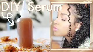 Homemade Hair Serum for FRIZZ-FREE, Soft Curly Hair | Natural DIY