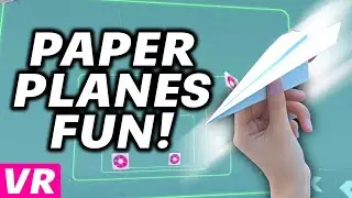 LET'S PLANE - Physics-based Paper Plane VR Simulation Game for Meta Quest 3/2/Pro