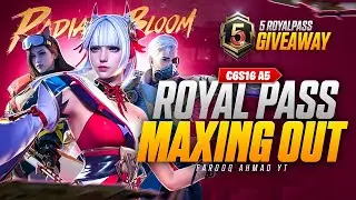 C6S16 A5 Royal Pass Maxing Out | 5 RP Giveaway | 🔥 PUBG MOBILE 🔥