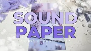 【下準備・ウスムラサキ】ダイヤモンドアートのカラーナンバーの付箋を作る。紙の音。薄紫色。ASMR【No Talking】睡眠導入BGM　作業音