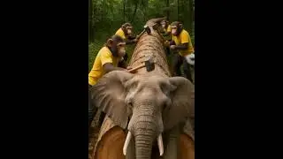 Giant Monkeys Rescue an Elephant | Rescue World