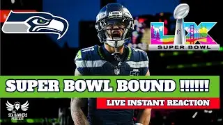 Super Bowl Bound! Seahawks WIN Thriller !!!! LIVE REACTION