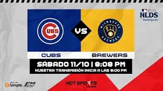 SERIE DIVISIONAL | CUBS vs BREWERS (AUDIO) ⚾ | MLB EN VIVO (11/10/2025)