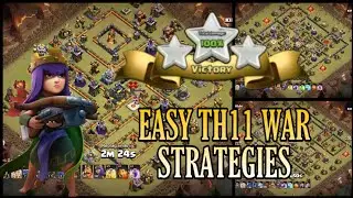 TH11 WAR ATTACK STRATEGIES | CLASH OF CLANS [Updated Nov 2019]