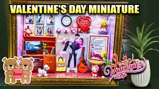 Valentine's Day miniature 😍🌹❤️| miniature frame | 3d shadow box |