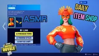 Быстрый ASMR-гейминг | Скин &laquo;Солнечная птица&raquo; в Fortnite вернулся! Ежедневное обновление магазина расслабляющих предметов 🎮🎧Шёпот😴💤